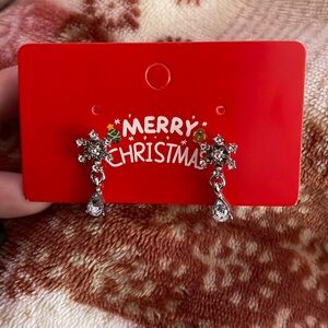 Stud Snowflake Earrings